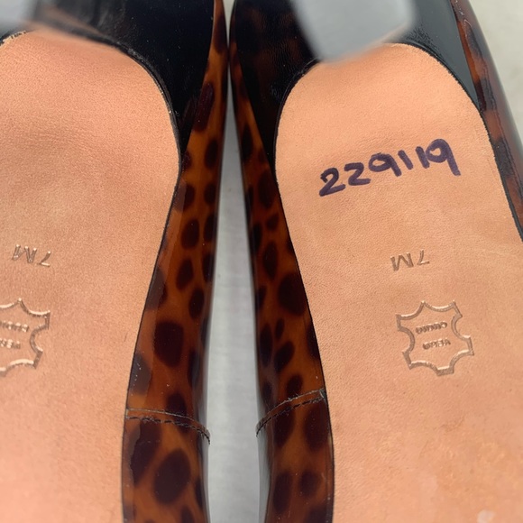 Joan & David Pumps Heels Cheetah Animal Patent 7 - Picture 11 of 12